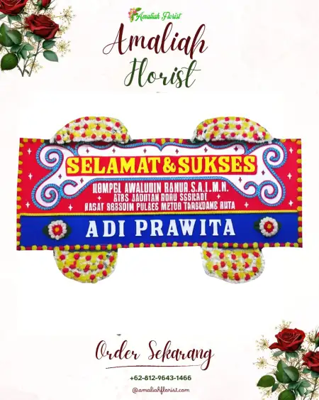 Papan Bunga Ucapan Selamat Milimbo