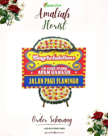 Sewa Papan Bunga Milimbo